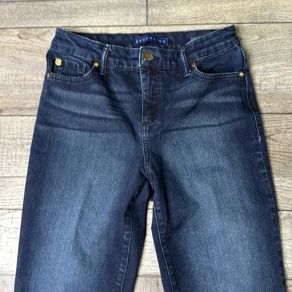 Bandolino Dark Blue Straight Leg Jeans - Image 2