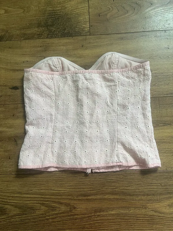 Pretty Little Thing Corset Top Pink - Image 2