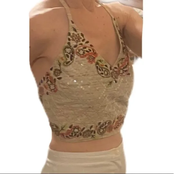 Tempesta Gruppo Italiano vintage beaded top​ - Image 3