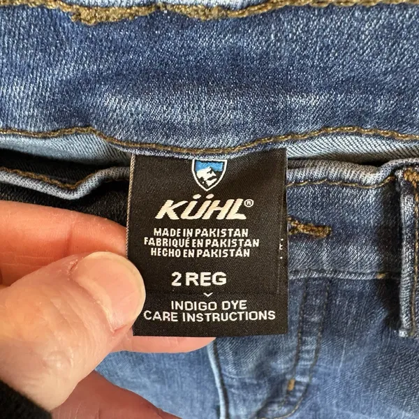 Kuhl Pants‎ Womens Sz 2 Reg Blue Stretch Skinny Outdoor Hiking Jeans - Image 2