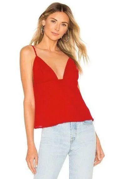 NBD / Revolve Roxanne Cami Top in Candy Red NWT - Image 2