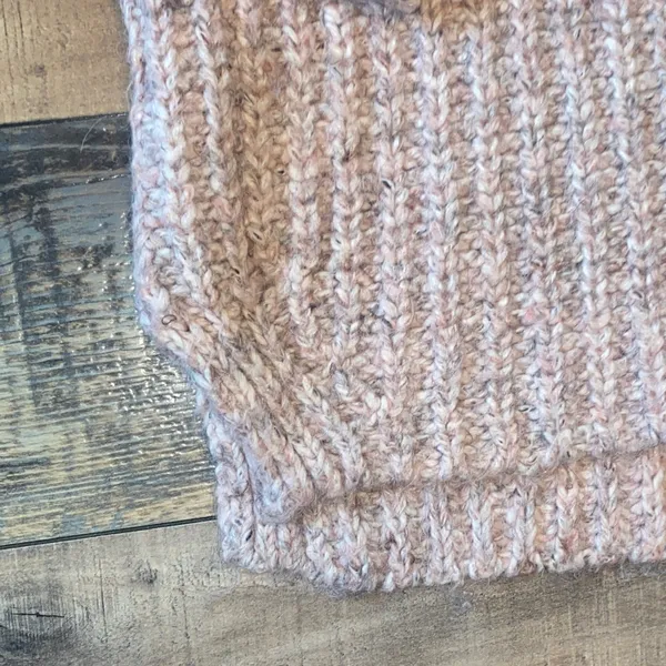 Abercrombie & Fitch Blush Ribbed Turtleneck Sweater - Image 4