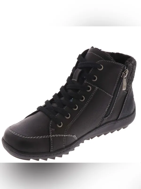 Wanderlust Black Lace-Up Women’s Ankle Boots Size 8.5 Extra Wide - Image 4