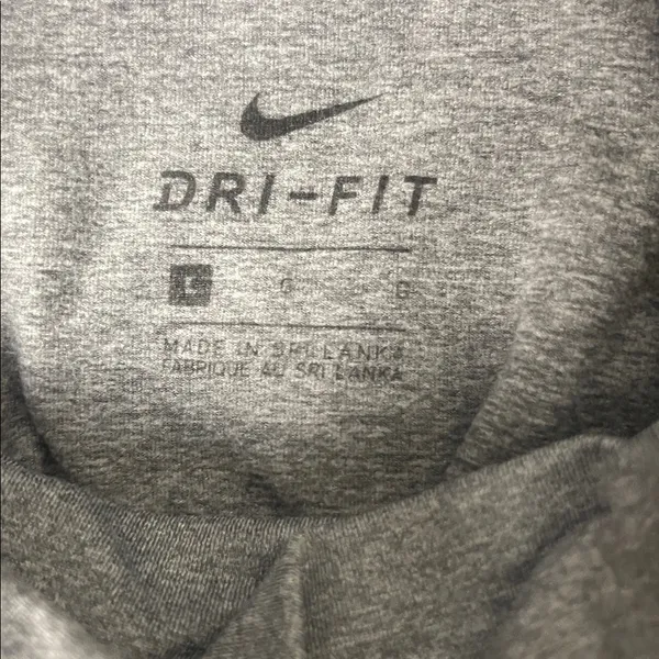 Nike Heather Gray High-Neck Long Sleeve - Image 7