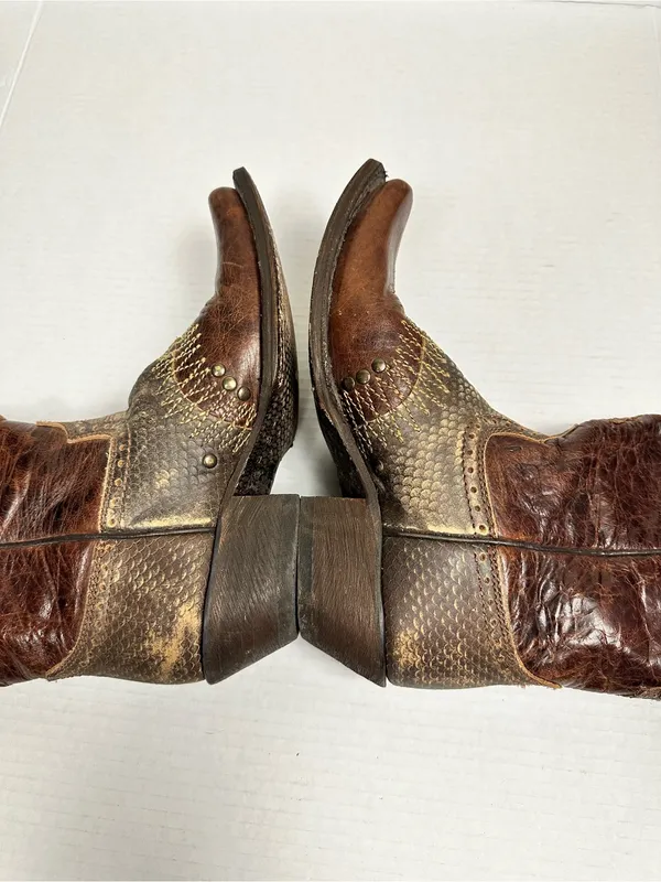 CABORCA Women's Leather Western Boot Size MX 24 - US 7.0 - Image 10
