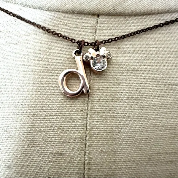 Disney D monogram Minnie Mouse necklace - Image 2