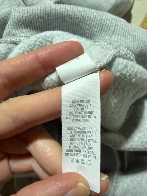 Aerie offline Crewneck Sweatshirt - Light Gray small - Image 9