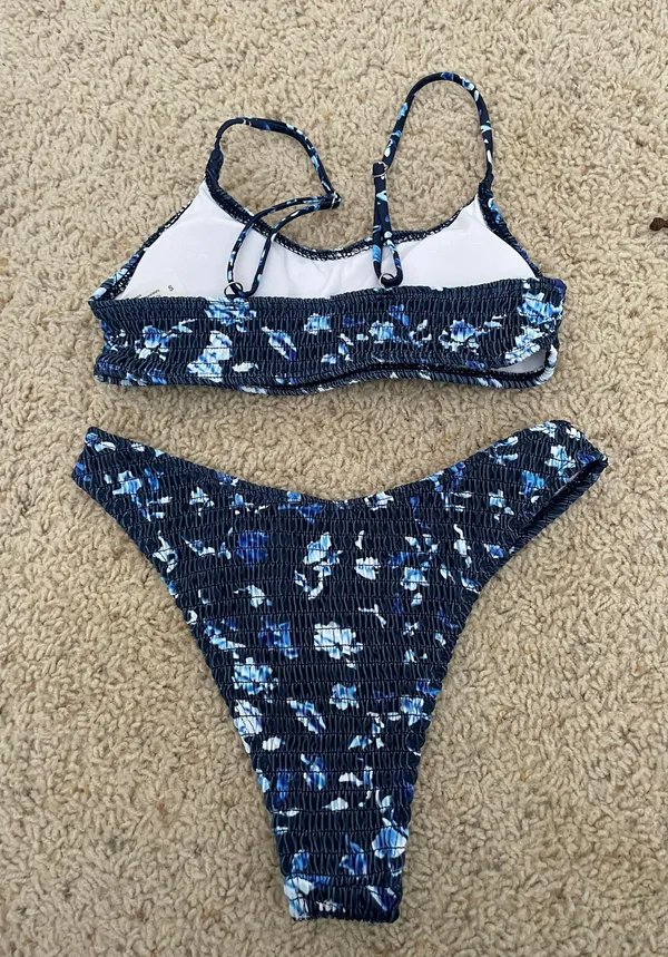SheIn Smocked Bikini Set - Image 3