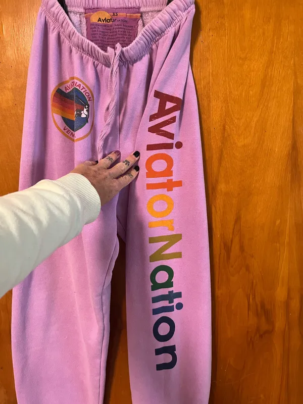 Aviator Nation Sweatpants lavender  - Image 6