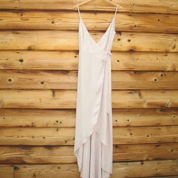 SMYMM Nude Mariah Wrap Dress S - Image 4