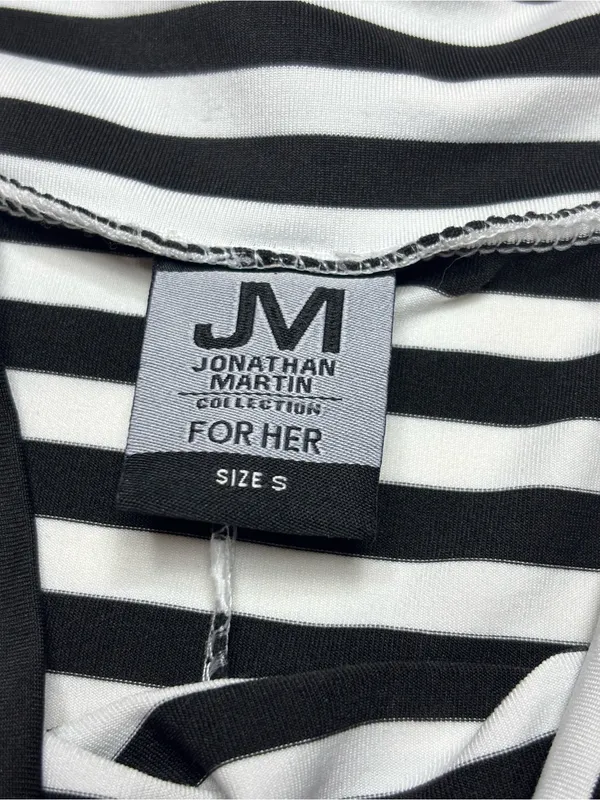 Jonathan Martin For Her Black&White Striped Maxi Skirt - Sz S -casual long skirt - Image 2