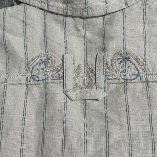 Vintage Women's Diesel‎ Flight Bright Cream Stripe Short Blazer Jacket Sz Small - Image 8
