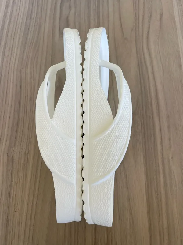 Birkenstock White EVA Flip-Flop Sandals - Image 3