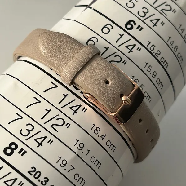 Women’s Rose Gold Stainless Steel Minimalist Watch Working New Battery - Image 8
