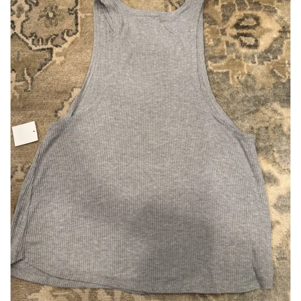 Eberjey Elon Ribbed Jersey Pajama Top Grey Sz M NWOT NEW $81 - Image 4