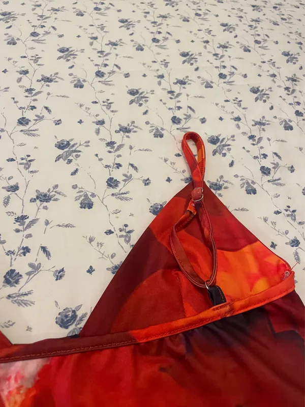Red and black skirt set Size M - Image 7