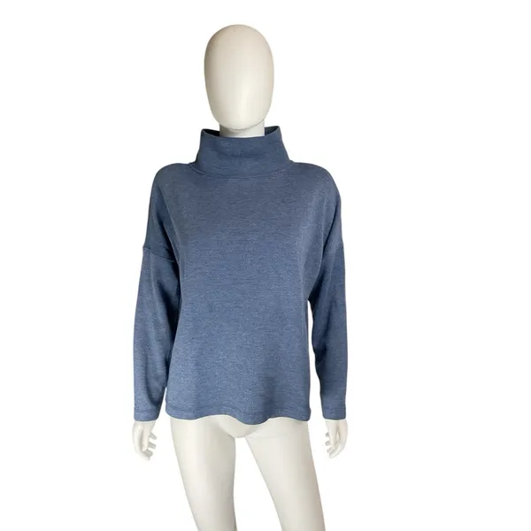 Vineyard Vines Xs Womans Top Sweatshirt Stand‎ Mock Turtleneck - Image 2