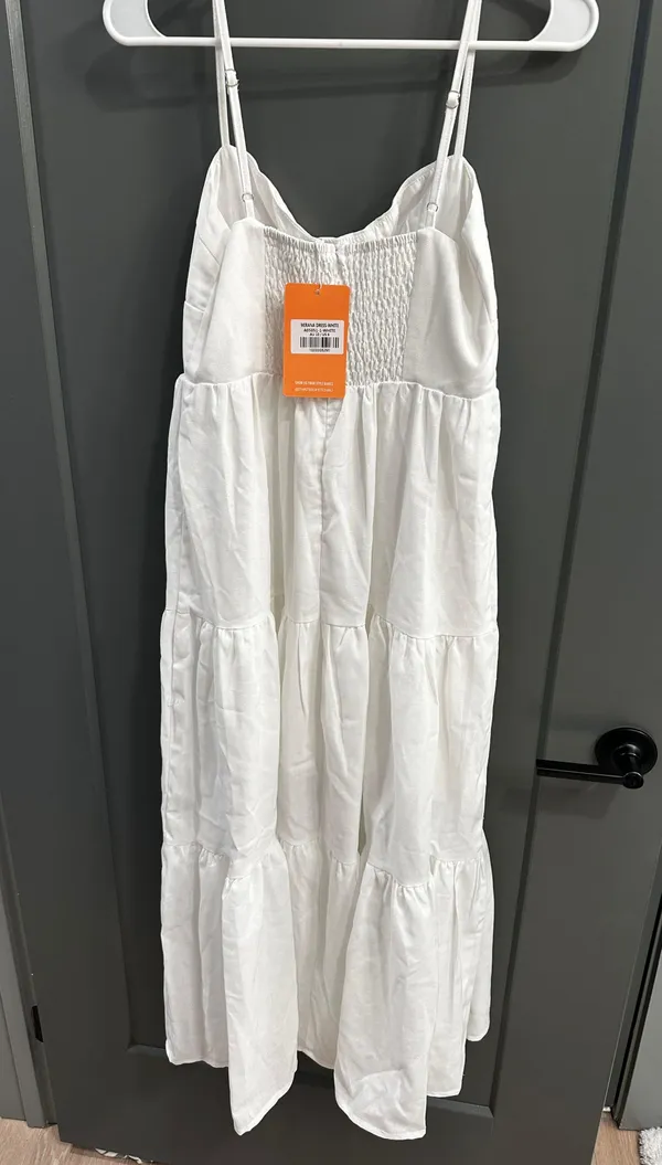 ThatsSoFetch White Midi Dress - Image 2