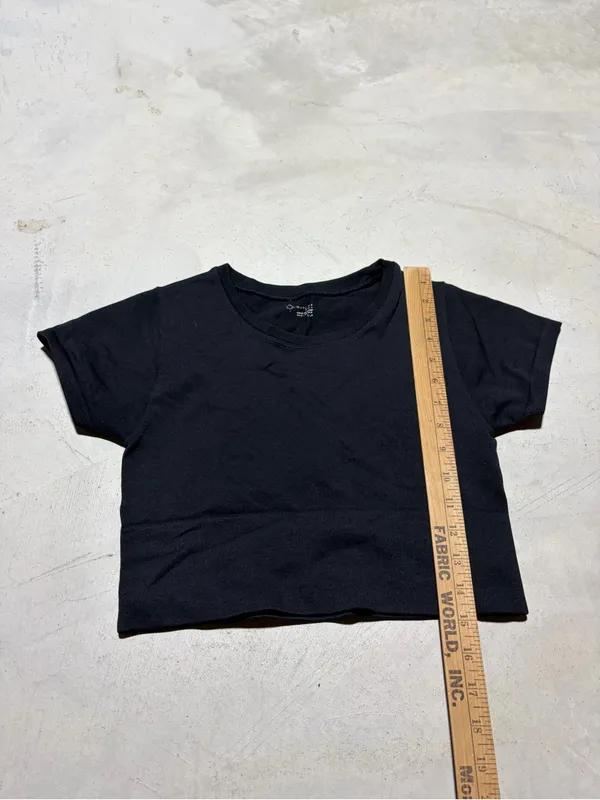 Aerie offline Black Cropped Tee small - Image 2
