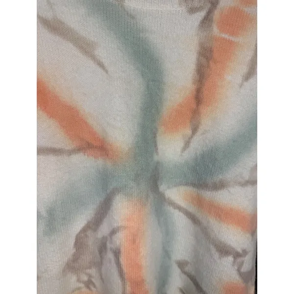 POL Tie Dye Sweater S Oversized Crewneck Soft Knit Boho Cozy Pullover‎ - Image 3