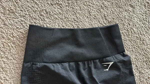 Black Gymshark Biker Shorts - Image 2