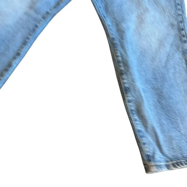 Good American Good Mom Light Wash Jeans Straight Leg Cotton Size 15 Women's - Image 4
