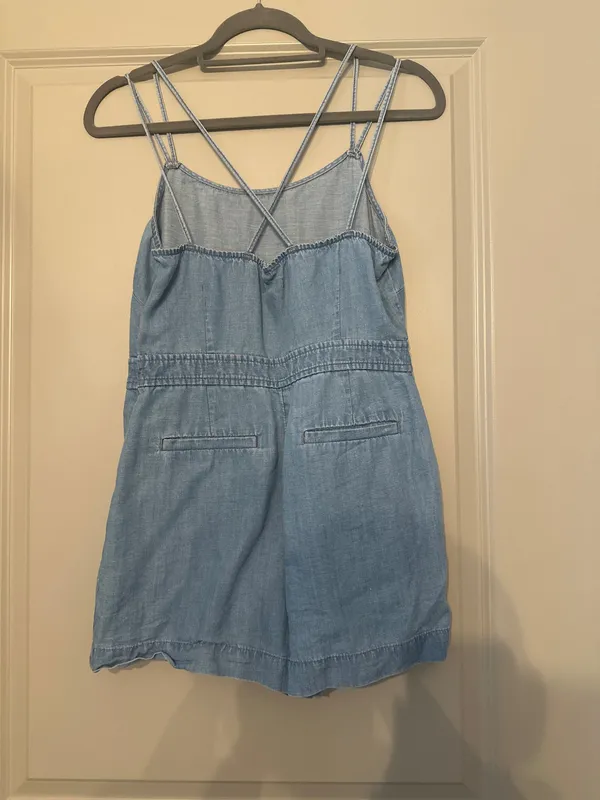 Loft Denim Romper Strappy - Image 2