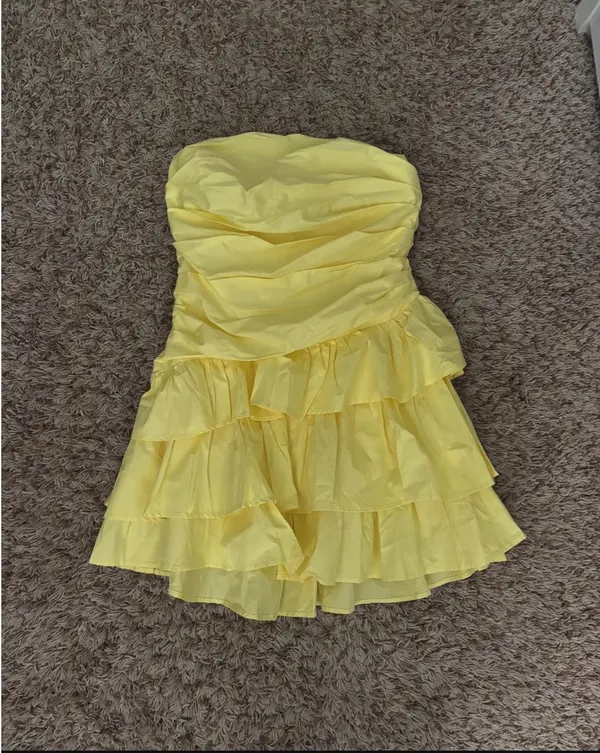 Hello Molly Dress Mini Yellow - Image 2