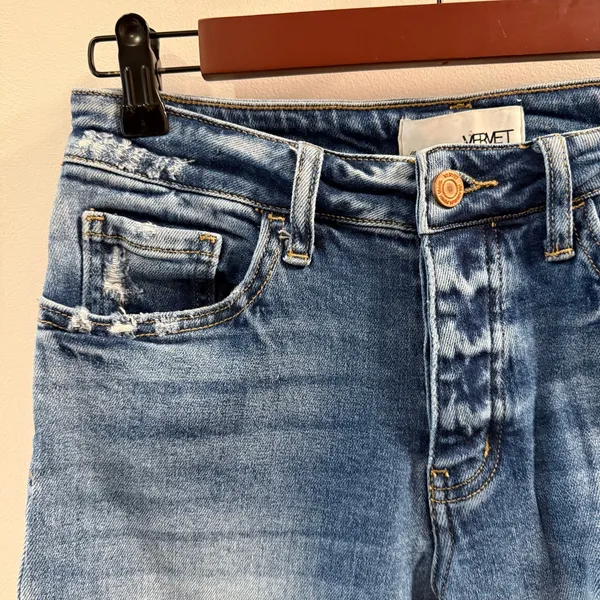 Vervet Women’s Distressed Straight Leg Jeans Size 26 - Image 4