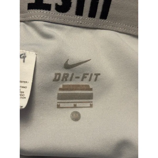 Nike Running Short Women Medium Black Dri-FIT Just Do It Waistband 3 Inch Inseam - Image 9
