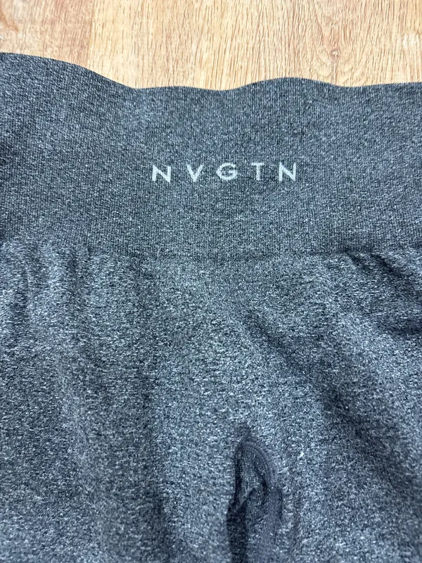 NVGTN Grey Biker Shorts Seamless - Image 2