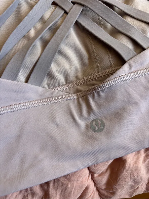 Lululemon Dusty Pink Longline Energy Racerback Strappy Sports Bra - Image 2