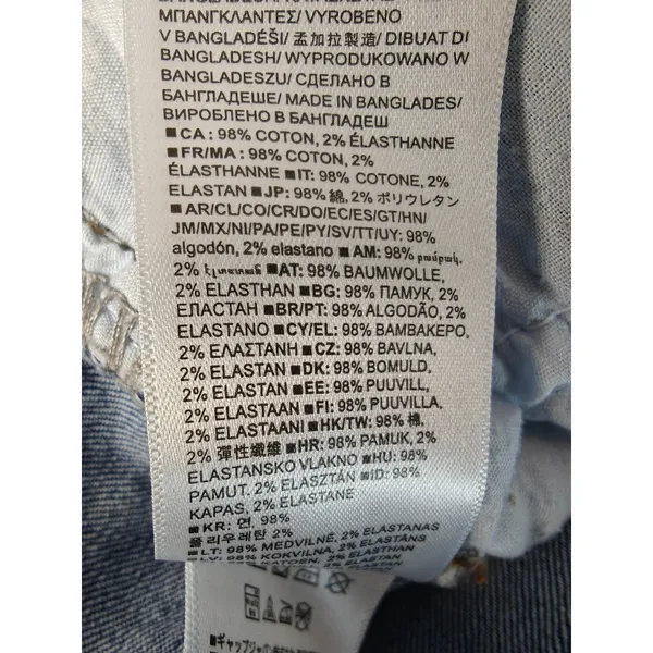 Mens Gap Original Straight Jeans Blue 36x32 - Image 6