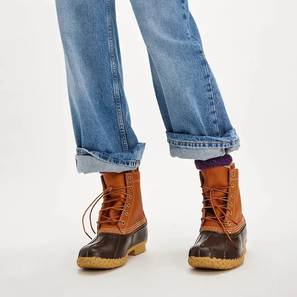 L.L. Bean | 8" Waterproof Leather Duck Boots Brown Size 6 - Image 3