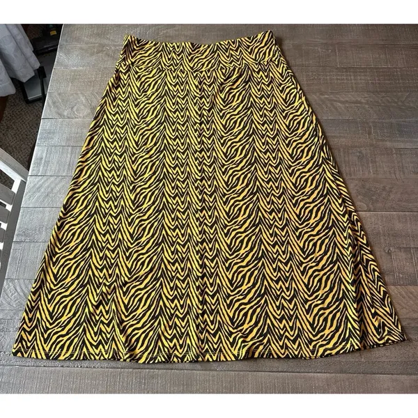 Love‎ Scarlett Women's Animal Print Maxi Skirt Size Large - Image 6