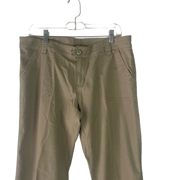 Woolrich Women's‎ Size 12 Khaki Casual Straight Pants - Image 2
