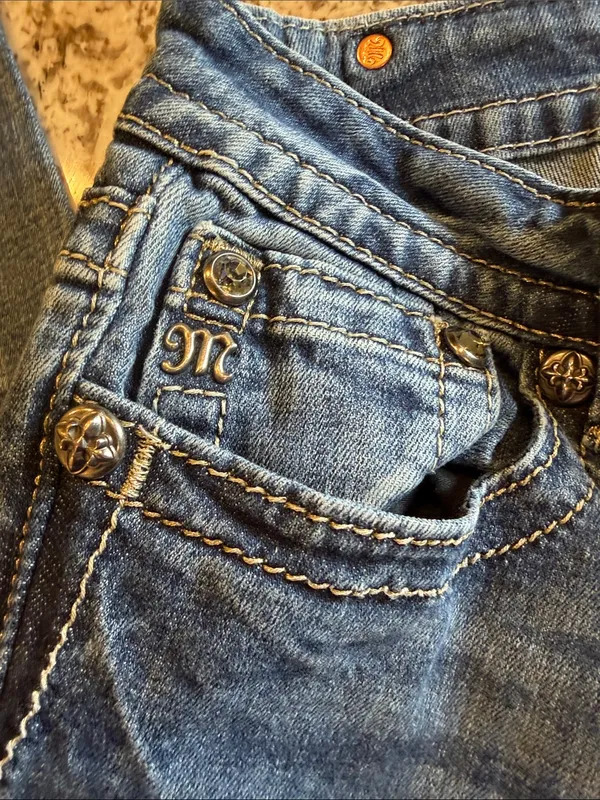 Miss Me Medium Blue high rise Skinny Denim Jeans - Image 5