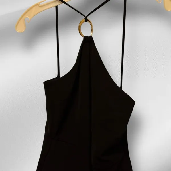 Line and‎ Dot Black Maxi Dress nwt - Image 2