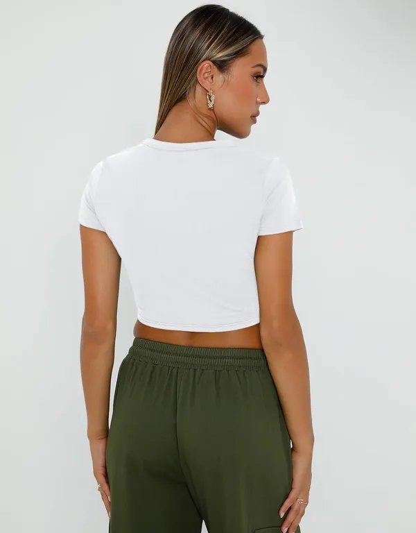 Amazon White Crop Top - Image 4