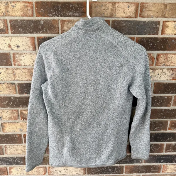 Patagonia Better Sweater Pullover Women‎ S Gray Heathered 1/4 Zip Outdoor Fleece - Image 7