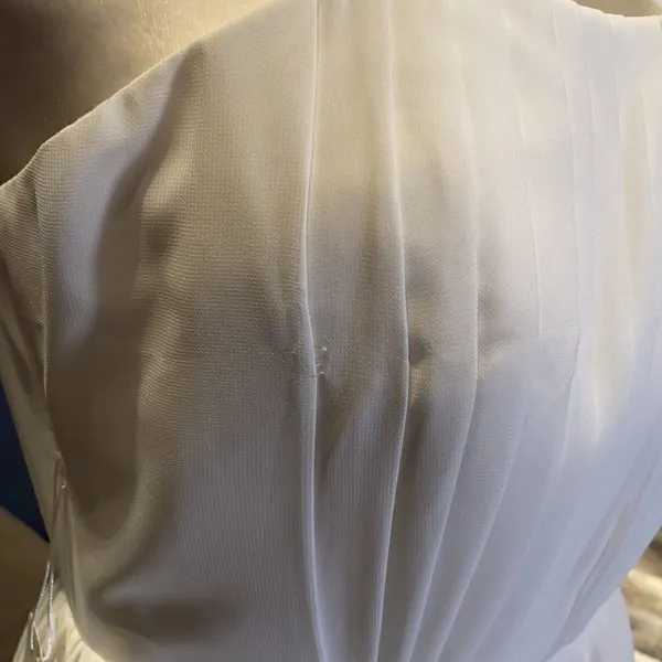 Women’s Elegant Ivory Short Prom Party Formal Dress Size S NWT **READ FLAW - Image 3