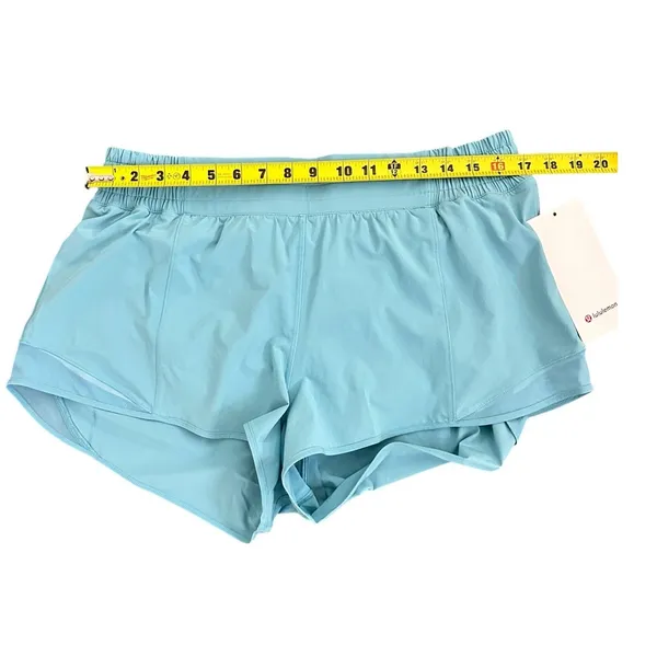 Lululemon Hotty Hot HR Short 2.5" *Lined wash blue size 14 - Image 4
