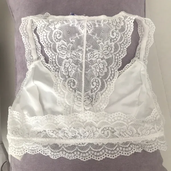 ❤️❤️Cute bralette 🌹 White Size L - Image 2