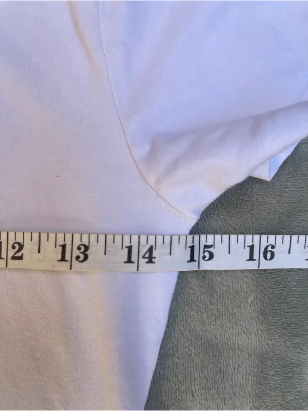Quince white cotton spandex tee M layer essential capsule wardrobe essential - Image 3