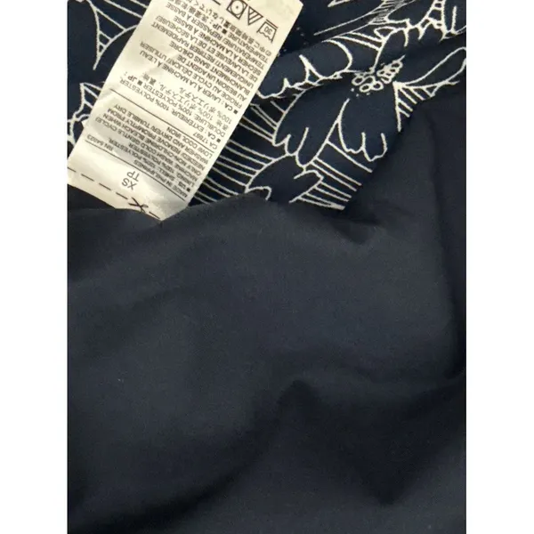 Banana Republic Spaghetti Strap Tank Camisole Floral Navy White Top Size XS - Image 5