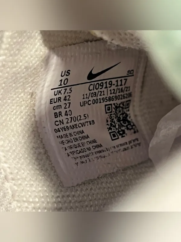 Nike Air Force 1 Low Shadow White Atmosphere Mint Foam 10 women - Image 7
