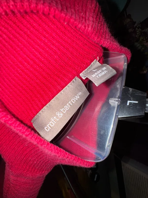 Croft & Barrow Red mock neck sweater - Image 3