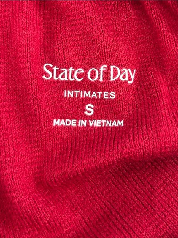 NWOT State of Day Red Pajama Pants Size Small‎ - Image 4