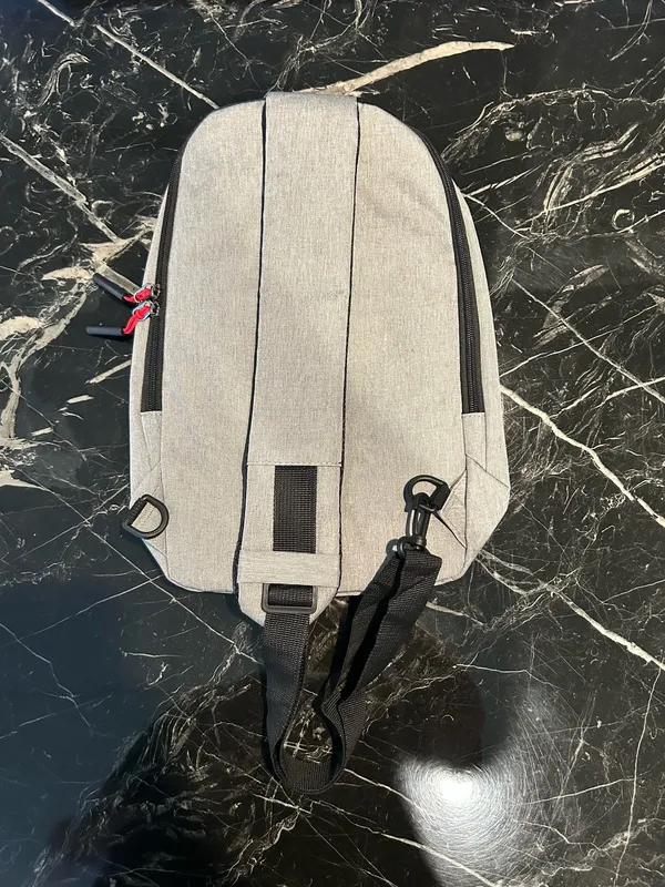 Gray Sling Bag Crossbody Backpack - Image 2