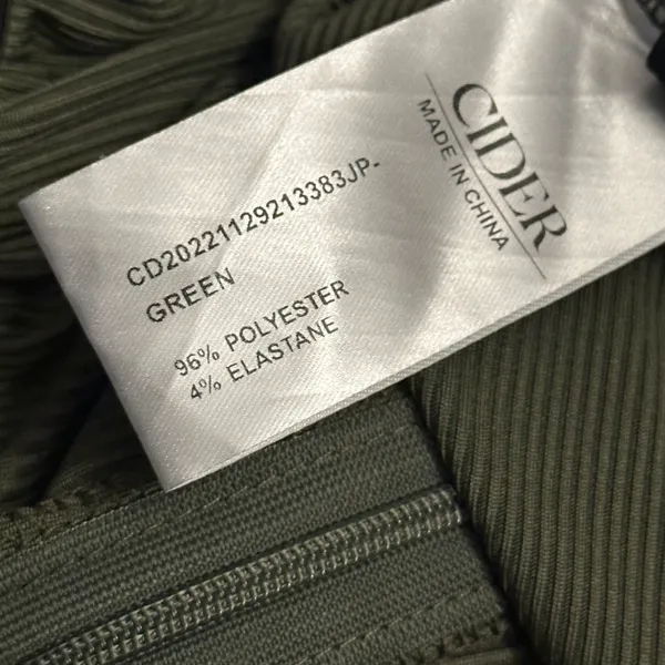 Cider Olive Sleeveless Wide Leg Jumpsuit - Image 8